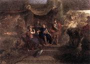 LE BRUN, Charles The Resolution of Louis XIV to Make War on the Dutch Republic g oil painting